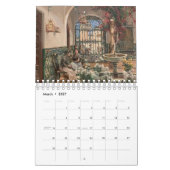 Calendrier art calendar  (Mar 2027)