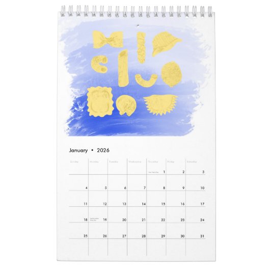 Calendrier Art Calendar - Food & Co. (Jan 2026)