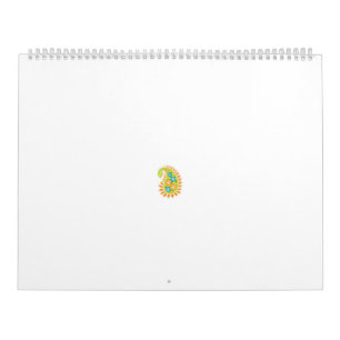 Calendrier art, cercle, événement, design floral, police, mot