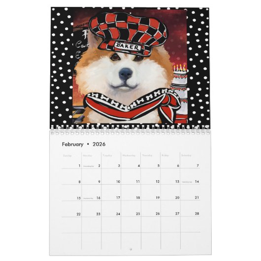 CALENDRIER ART CHEF PET (Feb 2026)