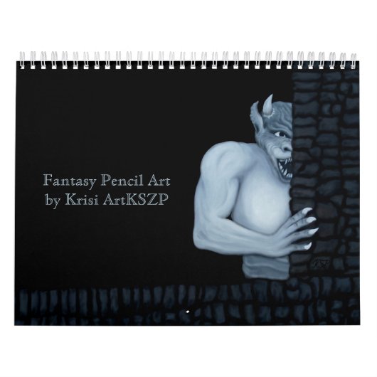 Calendrier Art crayon d'Imaginaire par Krisi ArtKSZP (Protection)