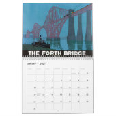 Calendrier Art d'affiche de Vintage voyage (Jan 2027)