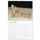 Calendrier art de 12 mois du Japon (Jan 2026)