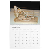 Calendrier art de 12 mois du Japon (Jan 2027)