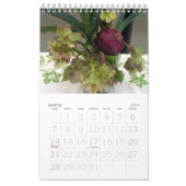 Calendrier Art de 2012 fleurs (Mar 2027)