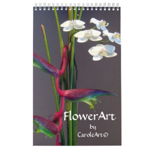 Calendrier Art de 2012 fleurs