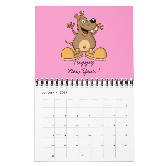 CALENDRIER "art de bande dessinée " (Jan 2027)