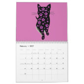 Calendrier Art de chat par Shelli Fitzpatrick Parce que, Chat (Feb 2027)