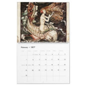 Calendrier Art de cru de Shakespeare d'Arthur Rackham (Feb 2027)