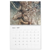 Calendrier Art de cru de Shakespeare d'Arthur Rackham (Mar 2027)