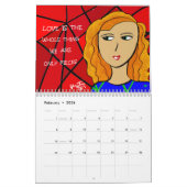 CALENDRIER ART DE L'ÉCOUTE D'ENCOURAGEMENT POUR L'ANGEL DU ME (Feb 2026)