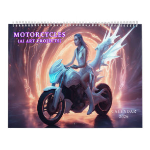 Calendrier Art de l'IA pour motos