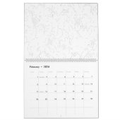 Calendrier Art de ligne, Catskill White, Imaginaire (Feb 2026)