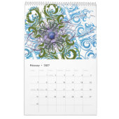 Calendrier Art de manie de motif (Feb 2027)