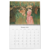 Calendrier Art de Toulouse-Lautrec (Jan 2026)