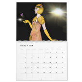 Calendrier Art Déco 2020 (Jan 2026)