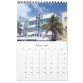 Calendrier art déco miami (Jan 2027)