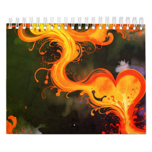 Calendrier Art des coeurs