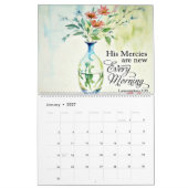 Calendrier art des Écritures (Jan 2027)