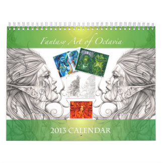 Calendrier Art d'imaginaire d'Octavia 2013