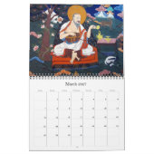 Calendrier art dzong du Bhoutan (Mar 2027)