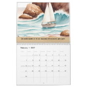 Calendrier Art ethnique tribal amérindien vintage (Feb 2027)