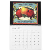 Calendrier Art Étiquette Fruit Crate (Jan 2027)
