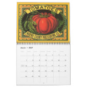 Calendrier Art Étiquette Fruit Crate (Mar 2027)