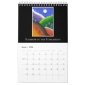 Calendrier Art folklorique coloré Pleine lune unique Indiamos (Mar 2026)