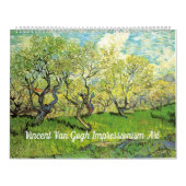 Calendrier Art impressionniste Vincent Van Gogh (Protection)