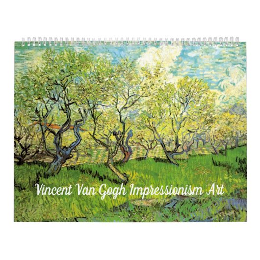 Calendrier Art impressionniste Vincent Van Gogh (Protection)