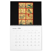 Calendrier Art japonais - Animaux Volume 1 (Jan 2026)