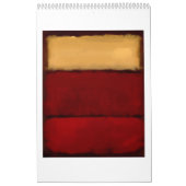 Calendrier Art Mark Rothko dans le style numérique (Protection)