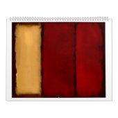 Calendrier Art Mark Rothko dans le style numérique (Protection)