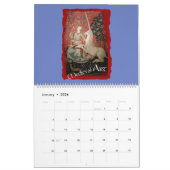 Calendrier Art médiéval - Lady and the Unicorn (par ACCI) (Jan 2026)