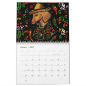CALENDRIER ART MÉXICAIN D'ANIMAUX (Jan 2027)