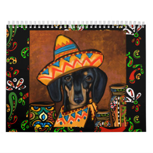 CALENDRIER ART MÉXICAIN D'ANIMAUX