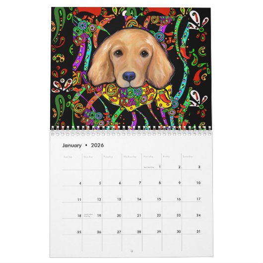 CALENDRIER ART MEXIQUE (Jan 2026)