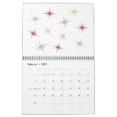 Calendrier Art moderne du milieu du siècle (Feb 2027)