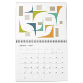 Calendrier Art moderne du milieu du siècle (Jan 2027)