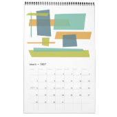 Calendrier Art moderne du milieu du siècle (Mar 2027)