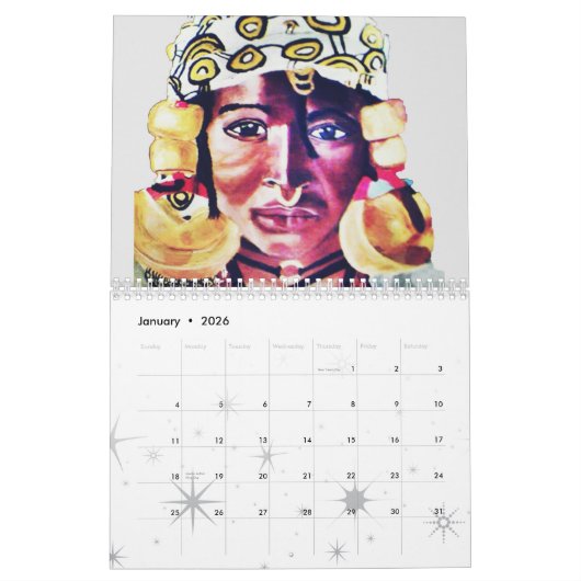 CALENDRIER ART NÉGRO (Jan 2026)