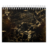 Calendrier Art Noir Design Porté Grunge Esthétique Gothique (Protection)