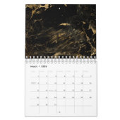 Calendrier Art Noir Design Porté Grunge Esthétique Gothique (Mar 2026)