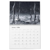Calendrier Art noir et blanc par Yanesh (Jan 2026)
