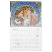 Calendrier Art Nouveau (Jan 2026)