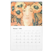 Calendrier Art Nouveau 2024 (Feb 2026)