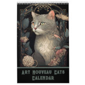 Calendrier Art Nouveau Chats I (Protection)