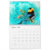CALENDRIER ART OISEAUX (Feb 2027)