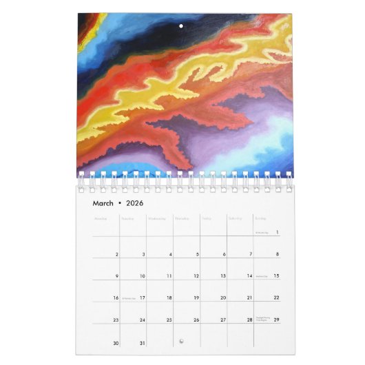 Calendrier Art par Brian L Art (Mar 2026)